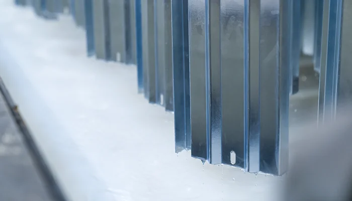 Steel components undergoing the passivation process