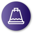 Icon featuring the hot-dip galvanizing symbol, representing the DAsT certificate.